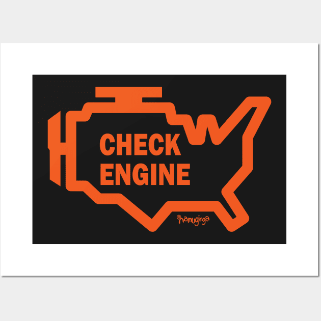 Check Engine Wall Art by Namuginga